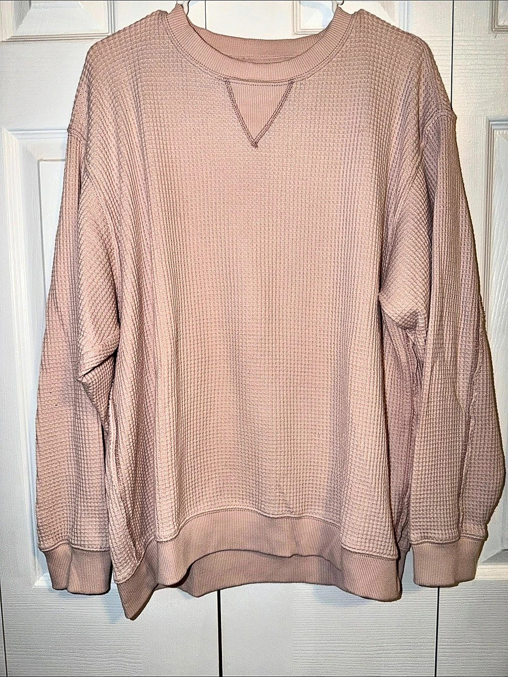 Aerie Waffle Pullover Sweatshirt